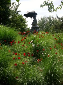 Some of the sculptures bring paintings to life in three dimensions. Do you recognize this one?